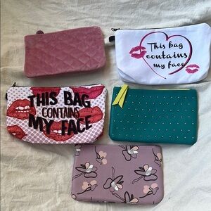 Makeup bag BUNDLE (5)